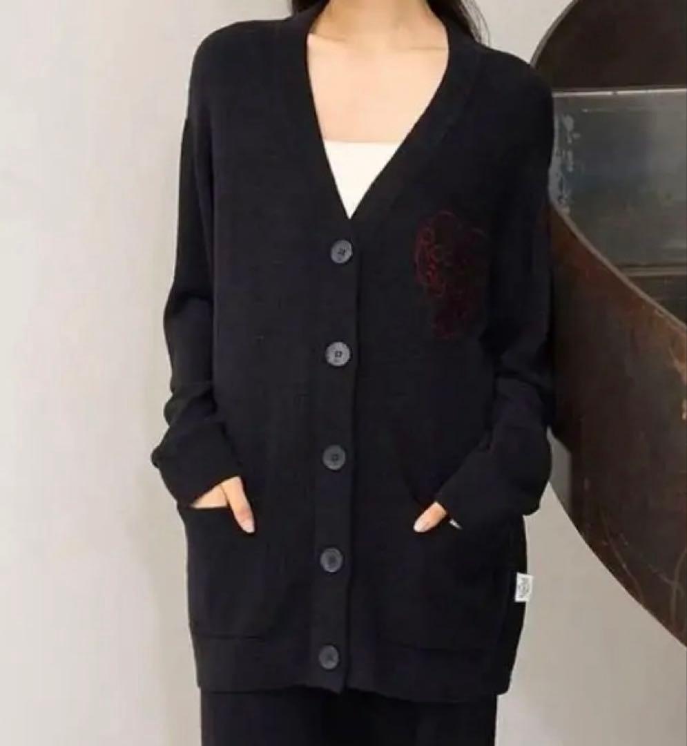 【ジェラートピケ ・JOEL ROBUCHON】スムーズィーシルクカーディガン