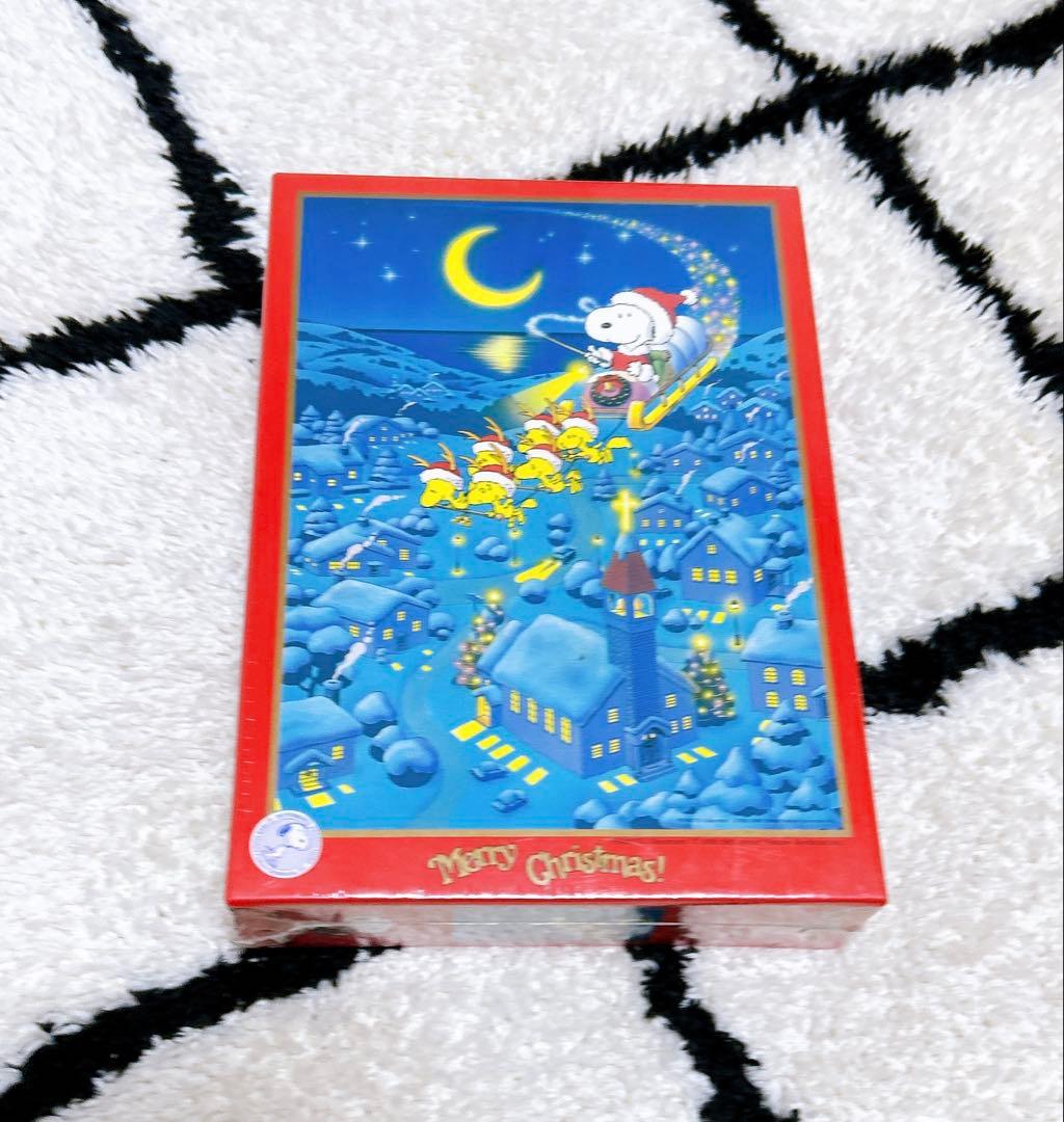 スヌーピー　アポロ社　クリスマス　サイレントナイト　パズル　ジグソーパズル　廃盤