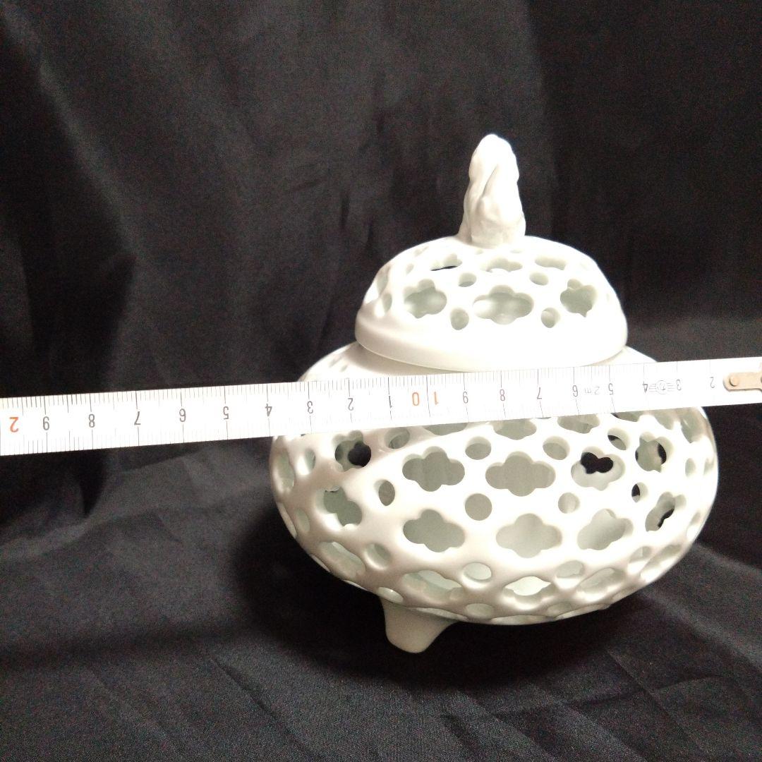 新品 鍋島焼 虎山窯 香炉　インテリア置物　お祝い