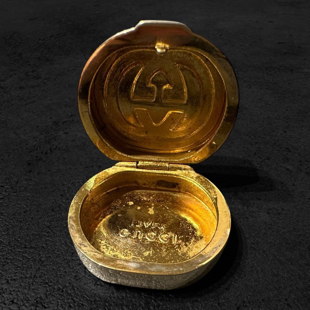 GUCCI ピルケース ヴィンテージ　オールドグッチ インターロッキング