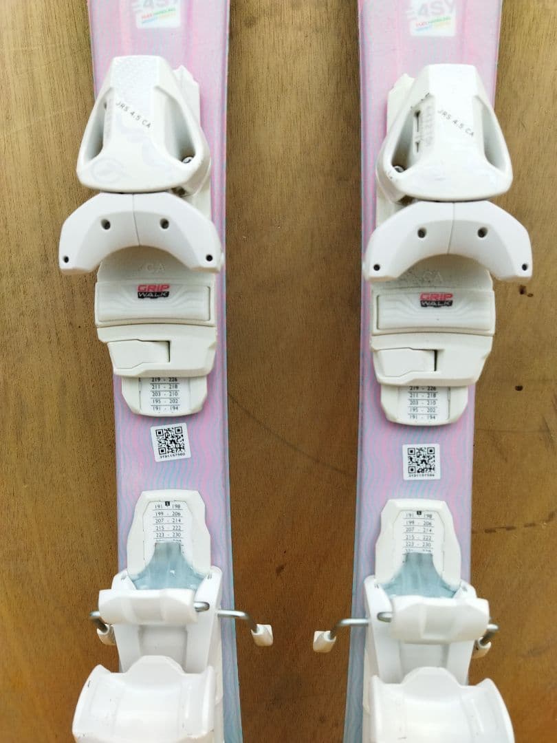 arisan　HEAD 　ヘッド　JOY 子供用　スキー　板　ピンク　青色