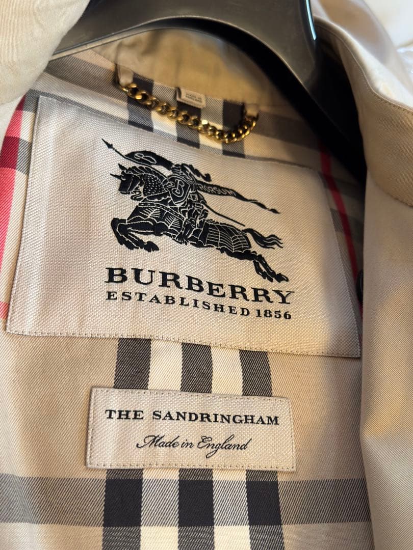 バーバリー トレンチコート サンドリンガム 44 ベージュ