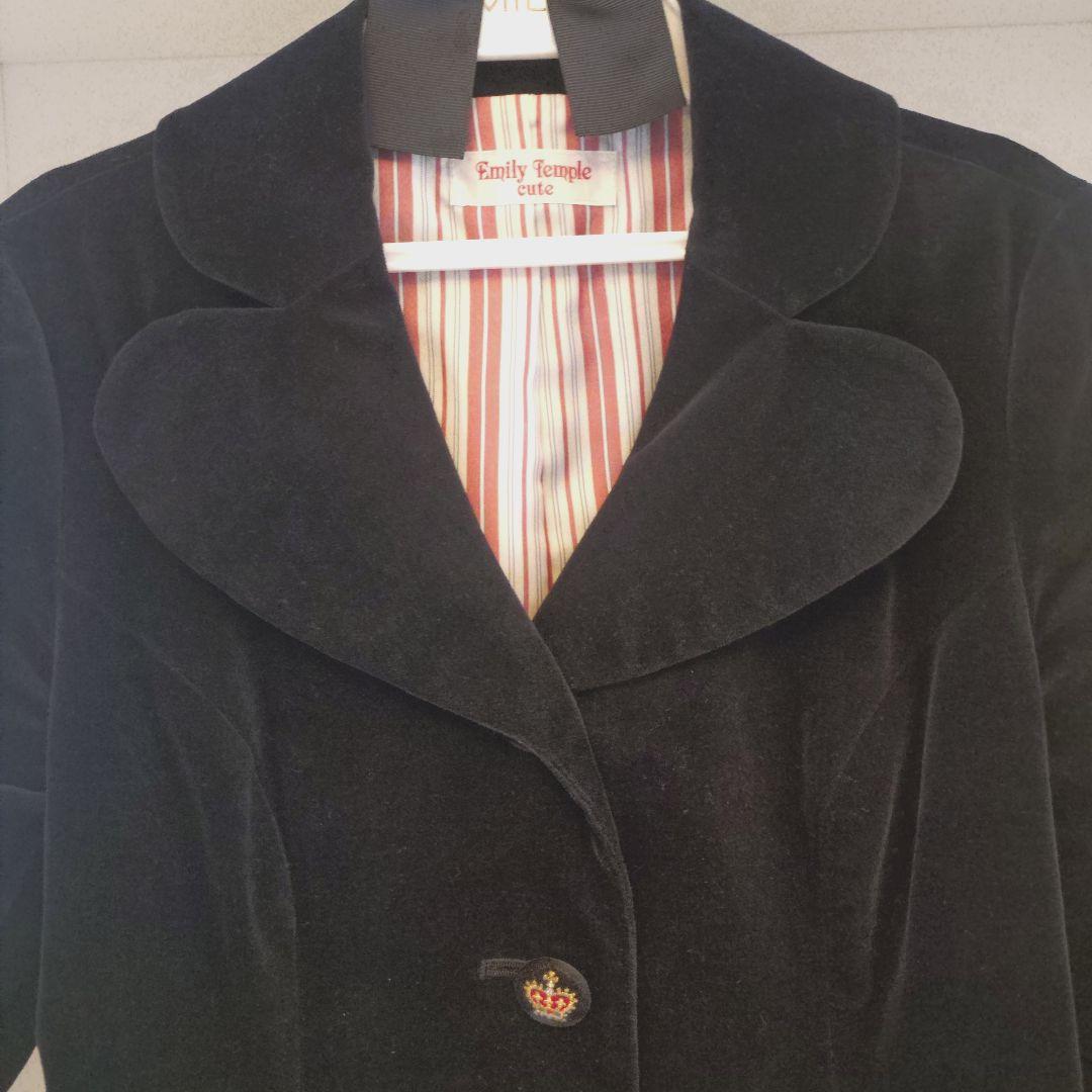 エミリーテンプルキュート ️♡ 別珍ジャケット 黒