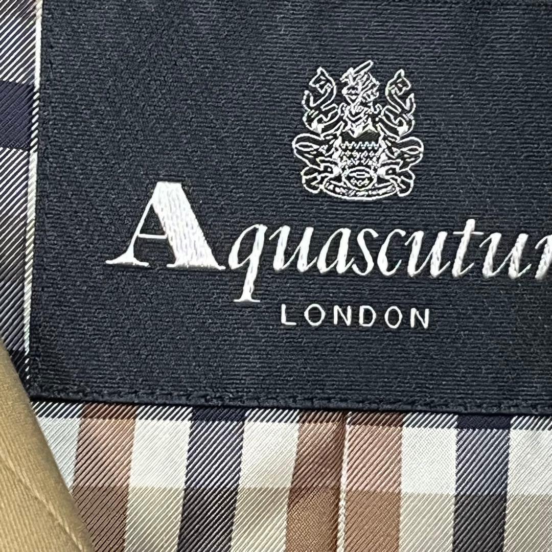 極美品 アクアスキュータム 大草直子　ライナー付きトレンチコート