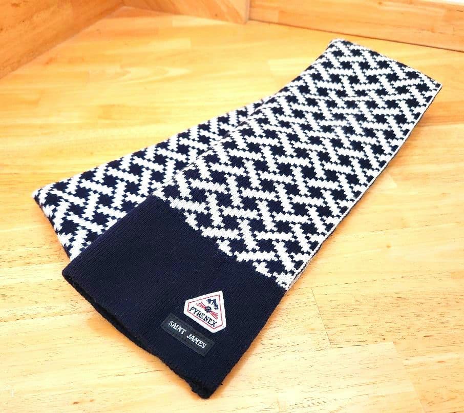 PYRENEX × SAINT JAMES コラボ マフラー