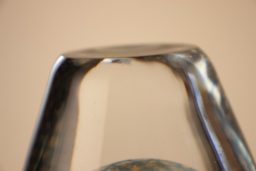 スウェーデン　オレフォス　クラーカ　ガラス　花瓶　フラワーベース