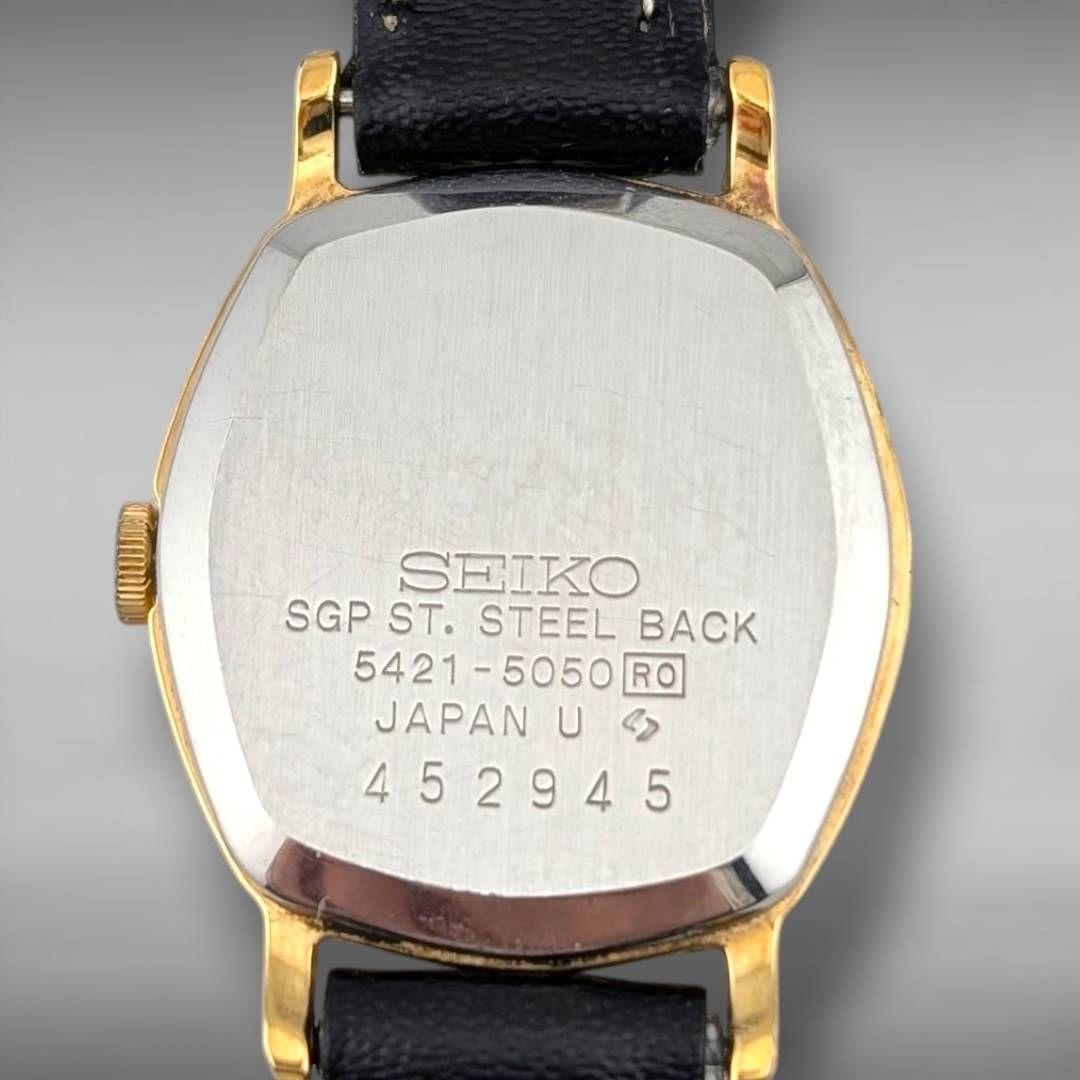 【新品電池/ベルト・稼働】セイコー 5421-5050 オクタゴン ゴールド