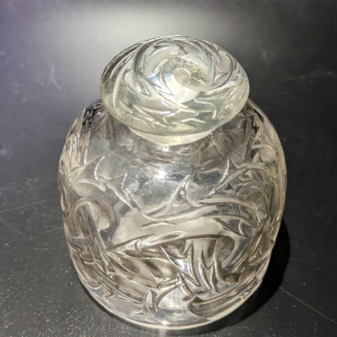 名品★ルネ・ラリック 香水瓶 エピヌ 茨 1920年 ダブルサイン グレーパチネ