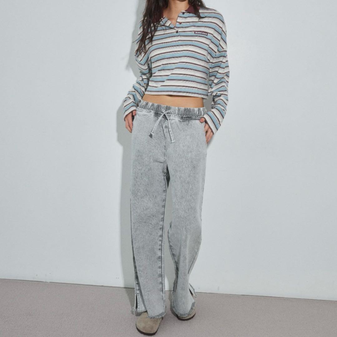 アリシアスタン　Easy Denim Pants