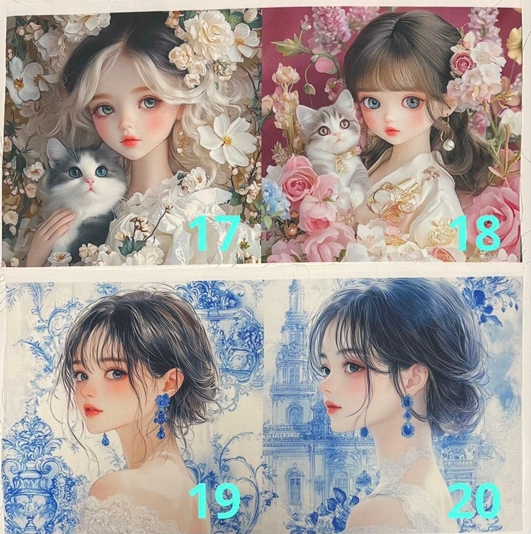 フラットポーチ☆ハンカチ☆ハンドメイド☆オーダーページ【101】