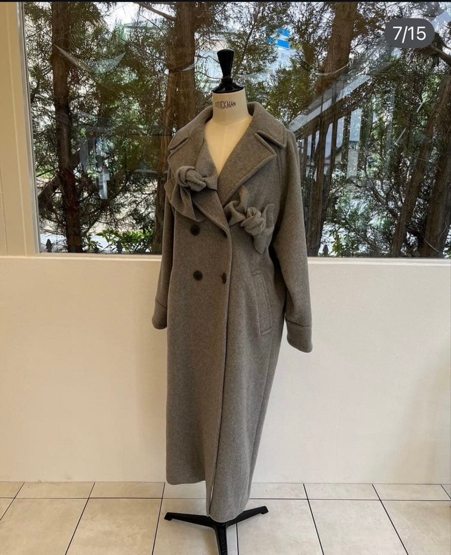 未使用ロージーモンスターhandsome lady long wool coat