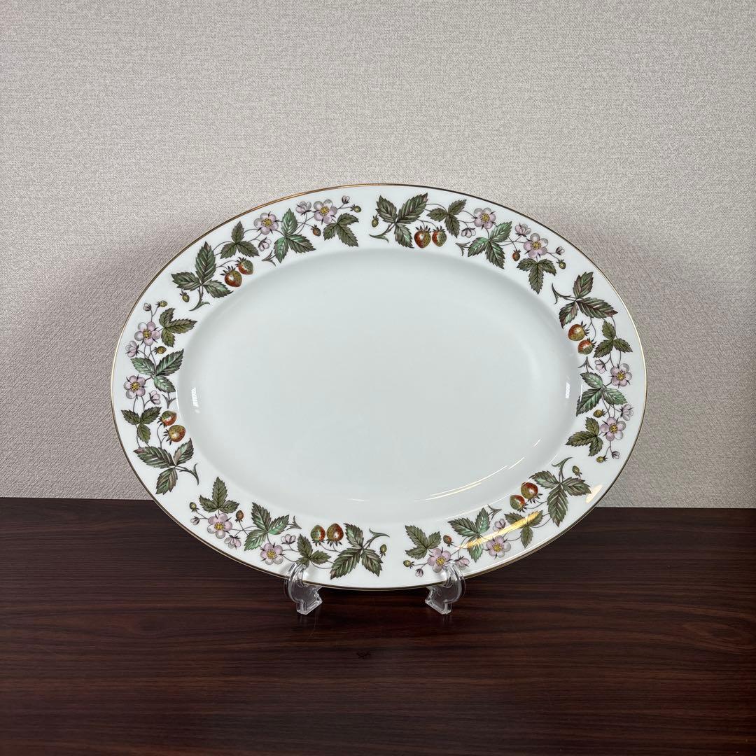 【超希少】ウェッジウッド ストロベリーヒル オーバルプレート