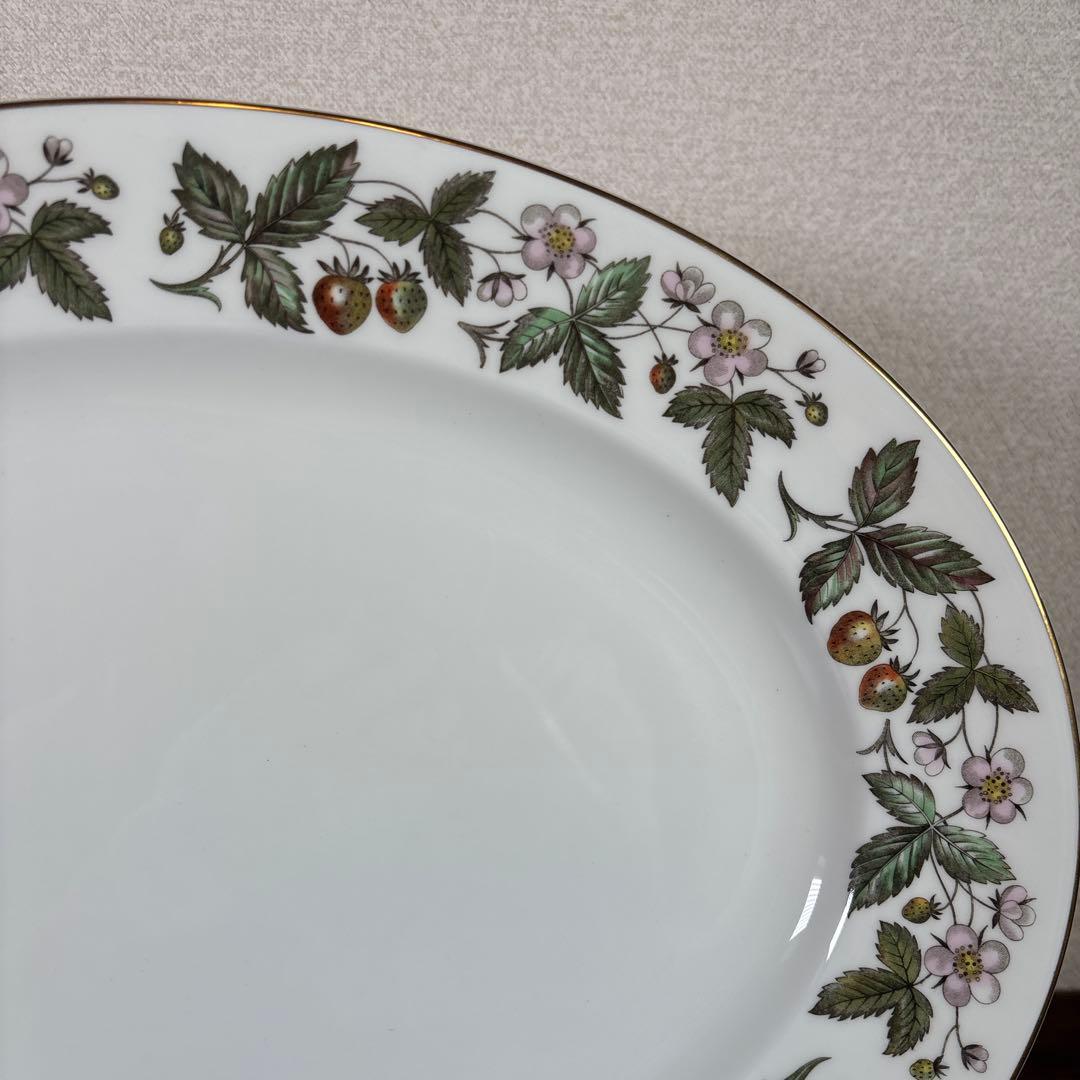 【超希少】ウェッジウッド ストロベリーヒル オーバルプレート