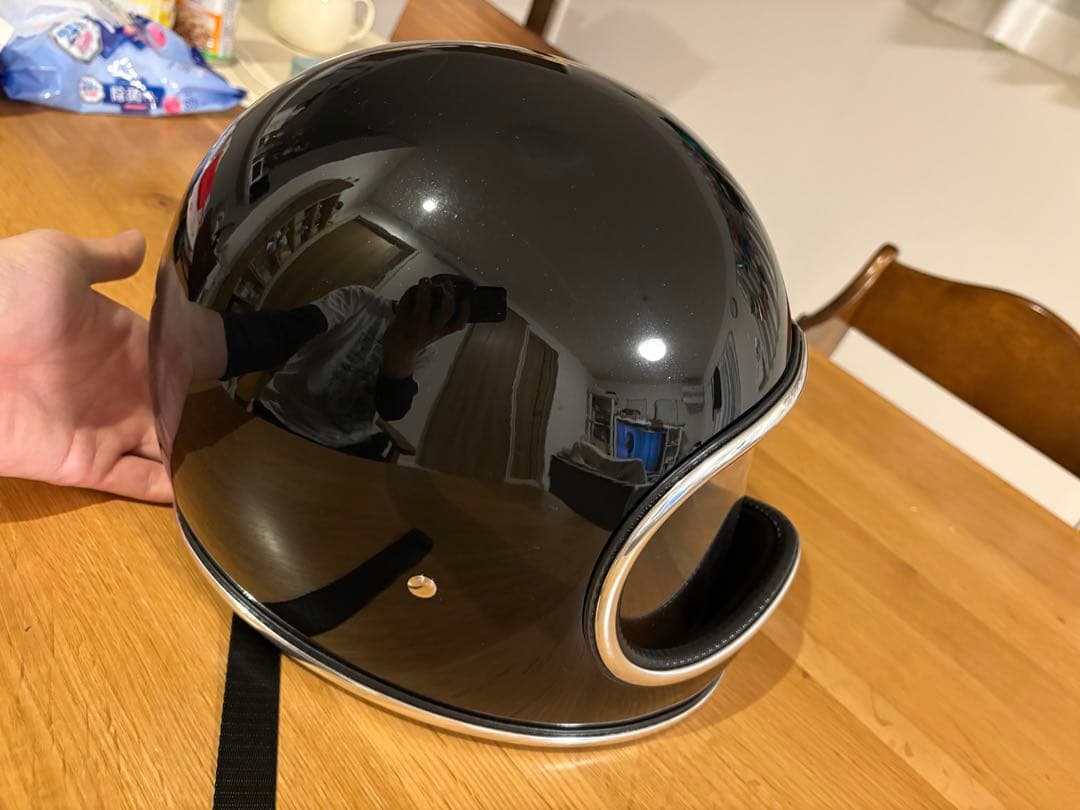 スペースヘルメット風 新品シールド付(新旧計3枚)