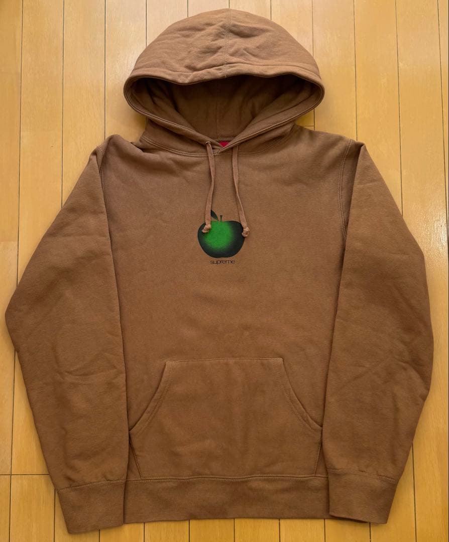 Supreme Apple Hooded Sweatshirt “Brown”