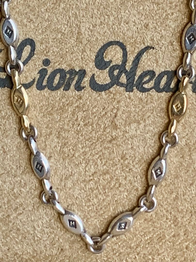 LION HEART【K18×SV925】 “HOWL”オーバルデザインチェーン