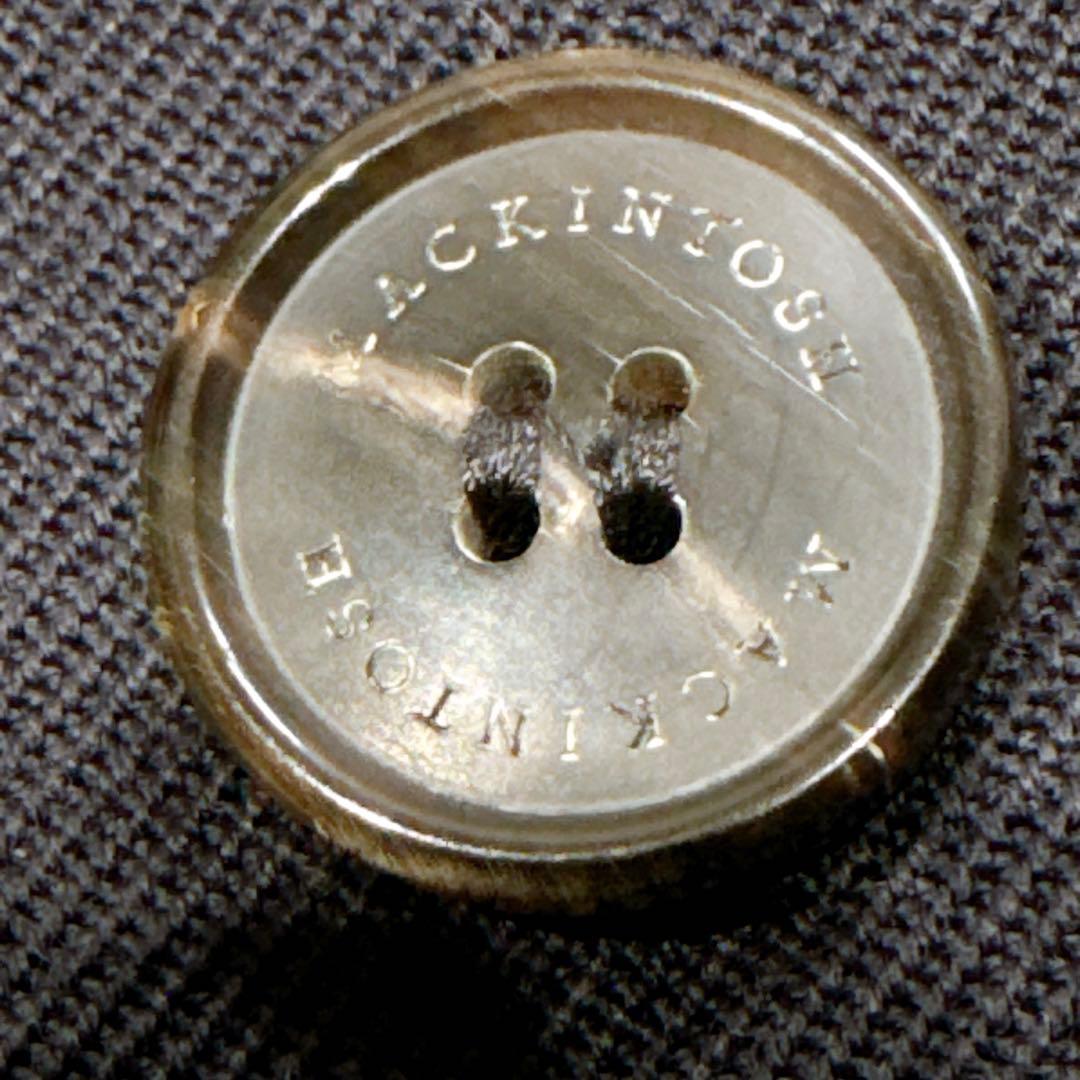 未使用✨　マッキントッシュ　ステンカラーコート　ウール　100% ネイビー