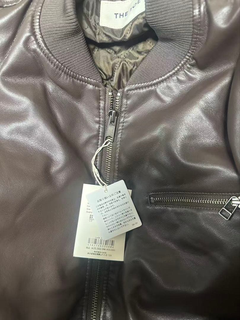 ジャケット・アウター the toe Oxford Leather MA-1