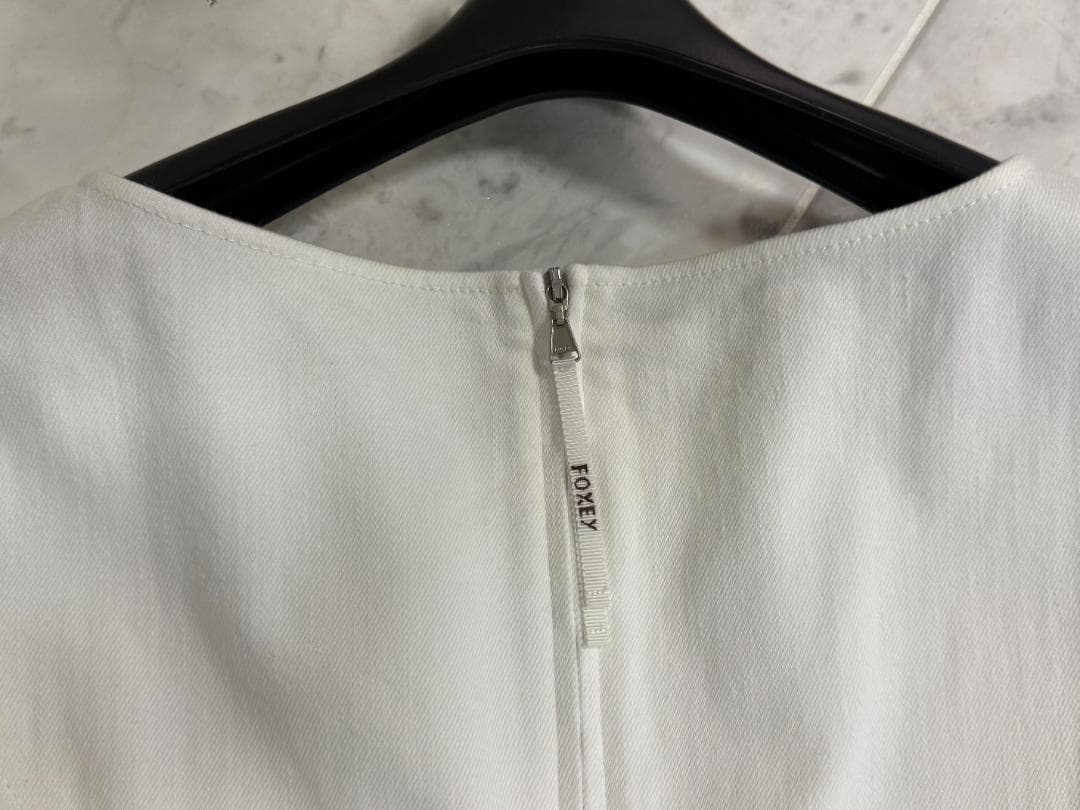 専用★現行品★★FOXEY/フォクシードレス ワンピース パロマ ホワイト38