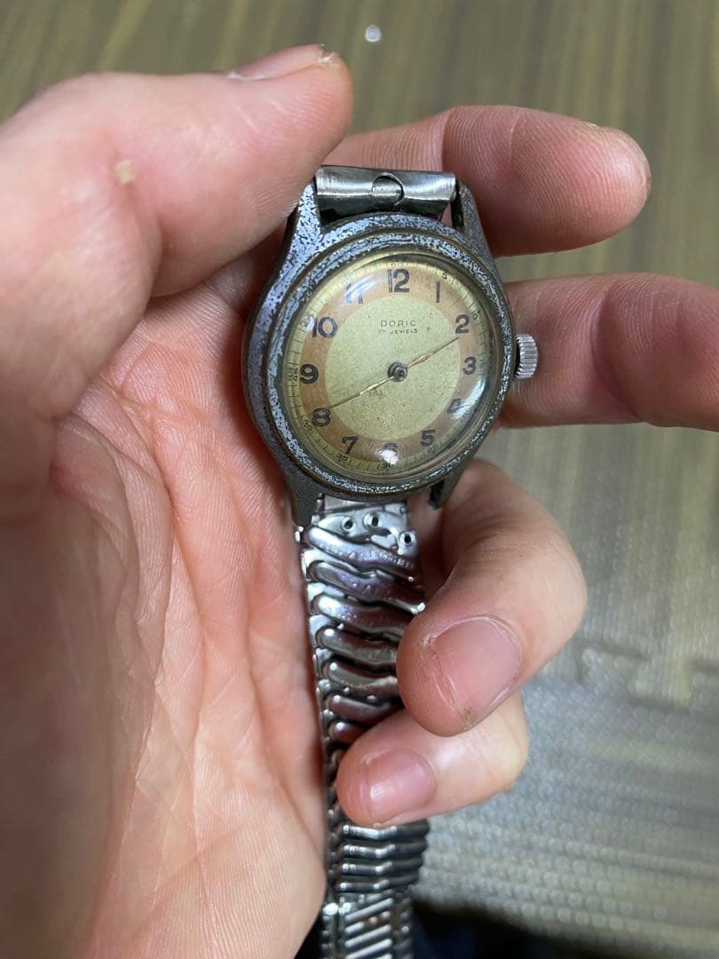 ヴィンテージ時計、金メッキ時計