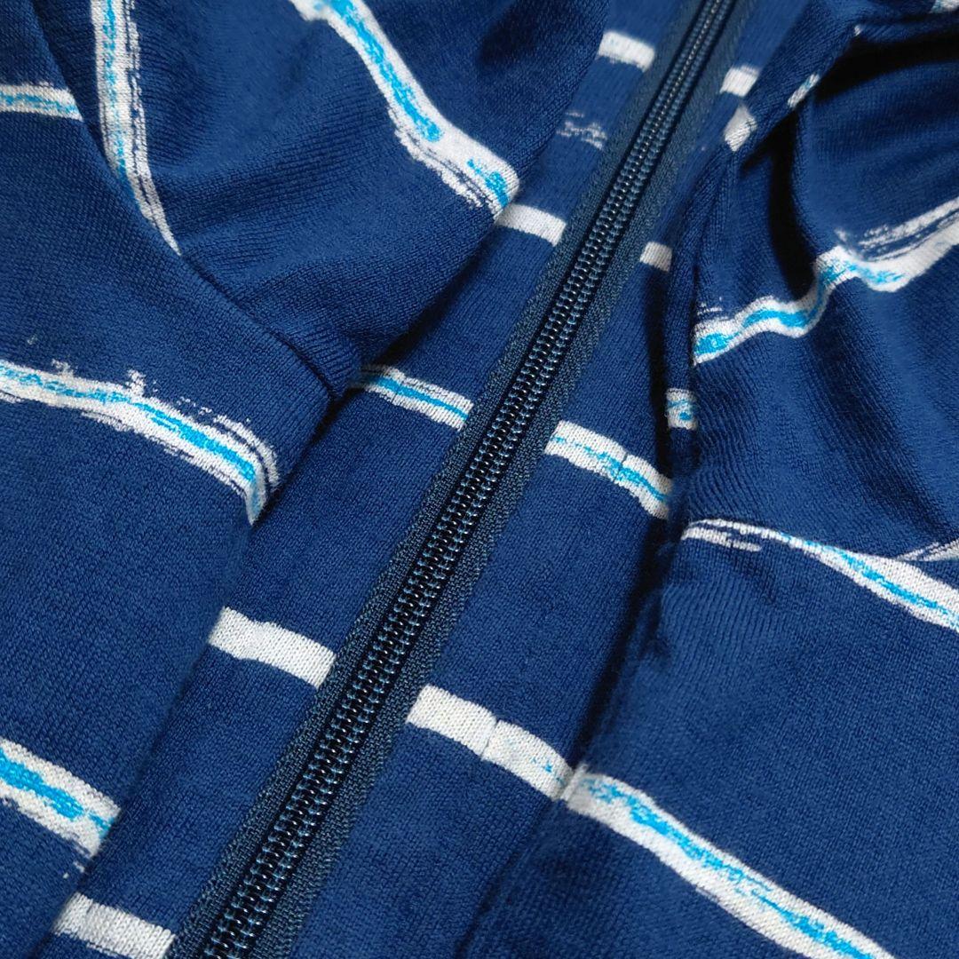 【美品】ポータークラシック アーティスト ボーダー ジップアップ タートルネック