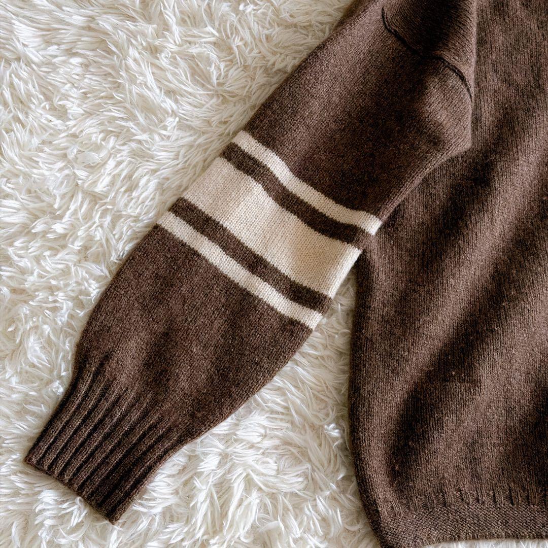 現行タグ✨45R カシミヤ リネン 908 ニットカーディガン ショールカラー