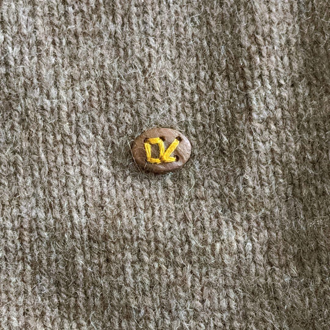 現行タグ✨45R カシミヤ リネン 908 ニットカーディガン ショールカラー