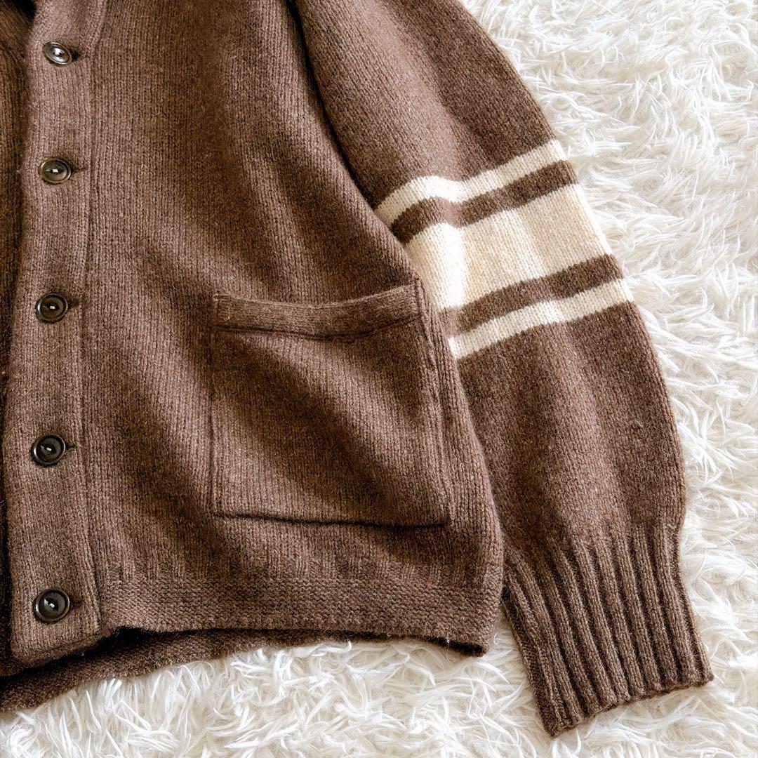 現行タグ✨45R カシミヤ リネン 908 ニットカーディガン ショールカラー