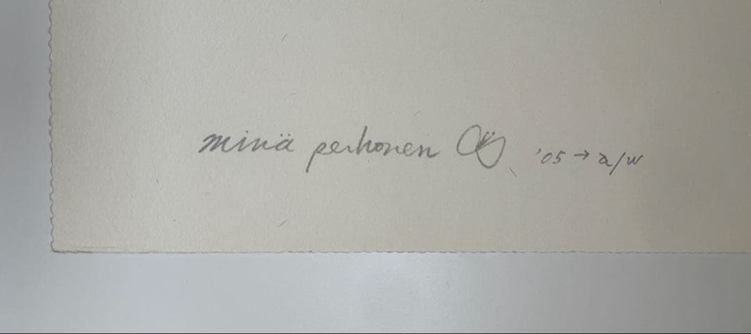 ナペルホネン　mina perhonen　forest gate　ポスター