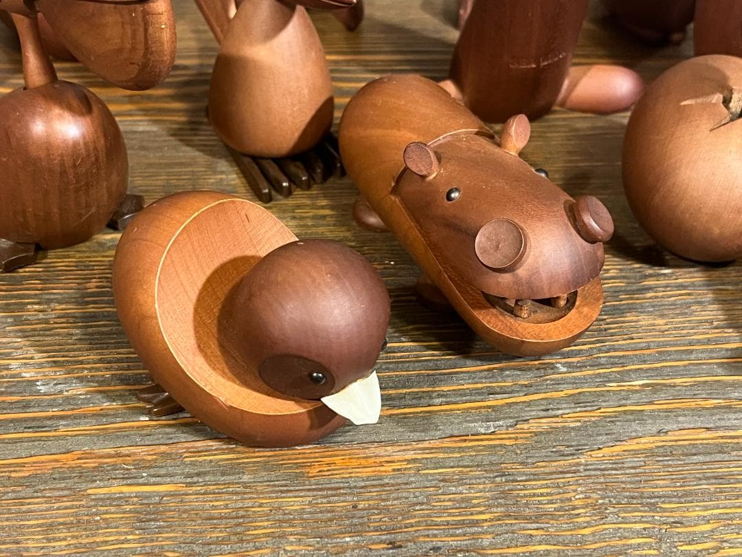 ロイヤルペット　千趣会　18体　北欧風　木製人形