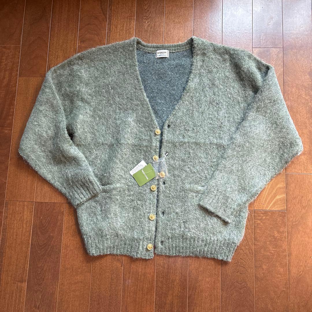 McGREGOR グリーン　カーディガン
