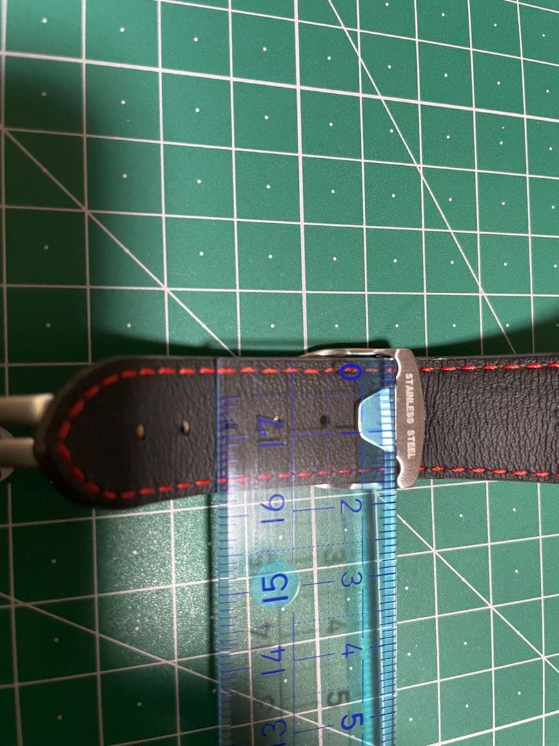 オメガ 純正グレーアリゲーターレザーストラップ＋フォールデイングクラスプのセット