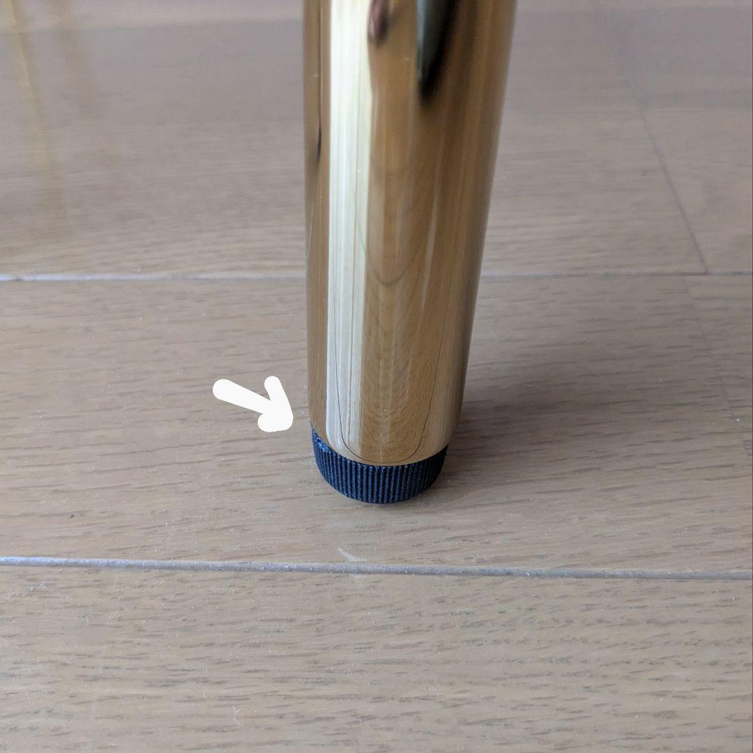 Francfranc ベルダイニングテーブルラウンド80マーブル×ゴールド