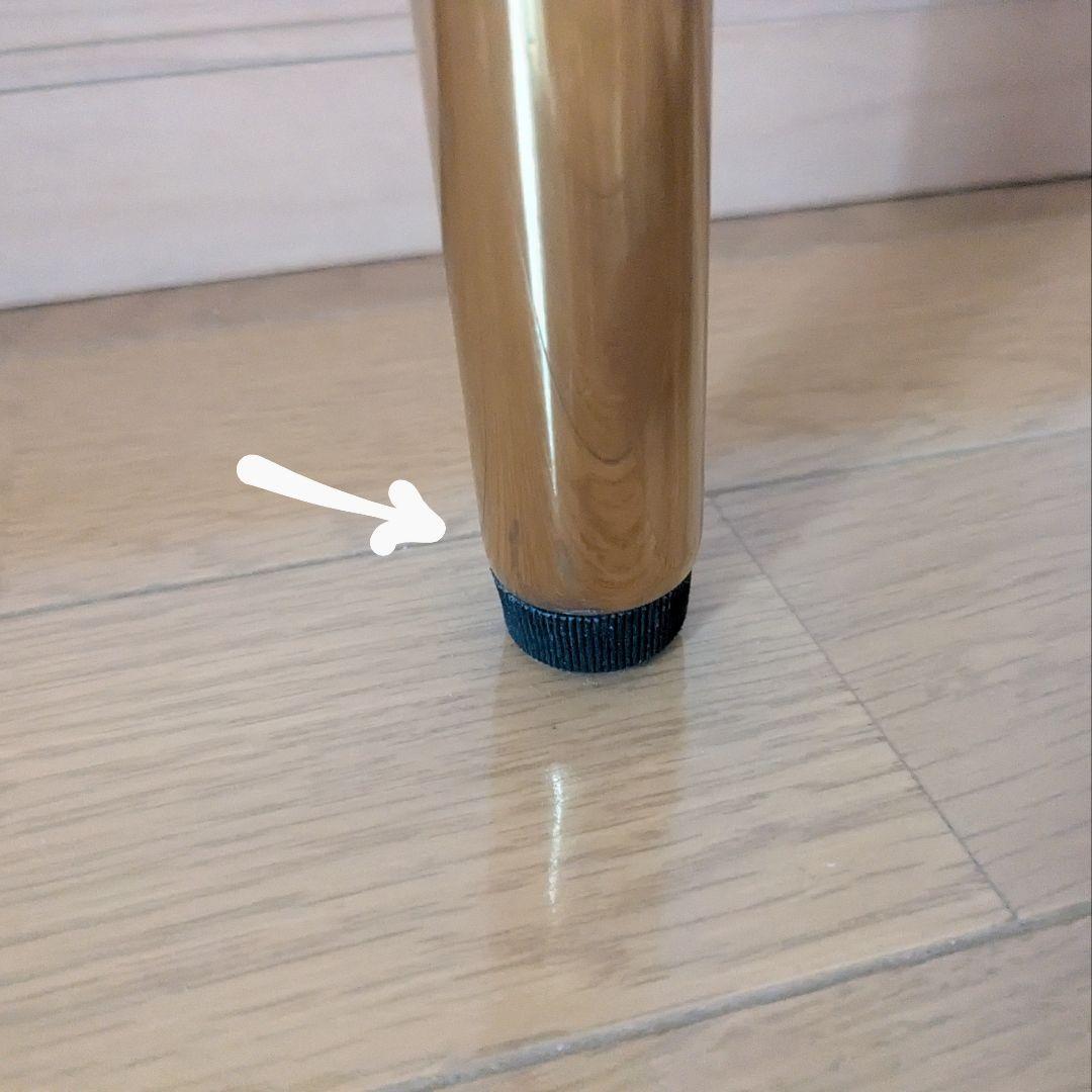 Francfranc ベルダイニングテーブルラウンド80マーブル×ゴールド