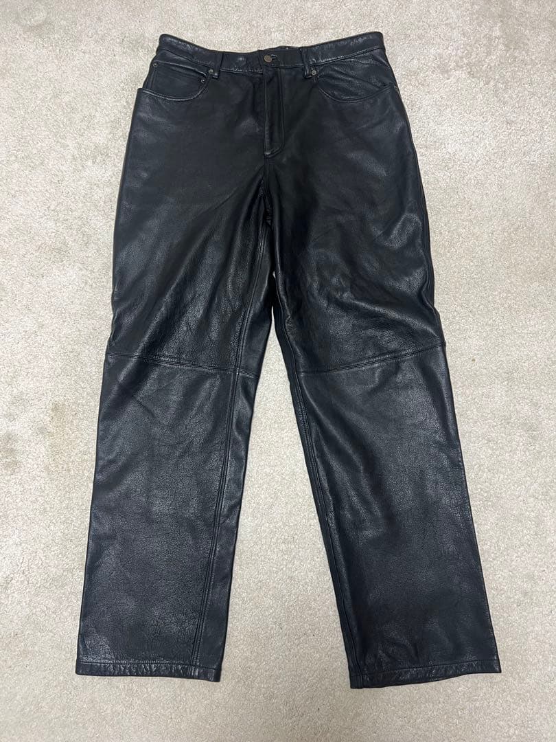 希少‼︎ Pelle Cyma ペレシーマ 本革 レザーパンツ ストリート 36