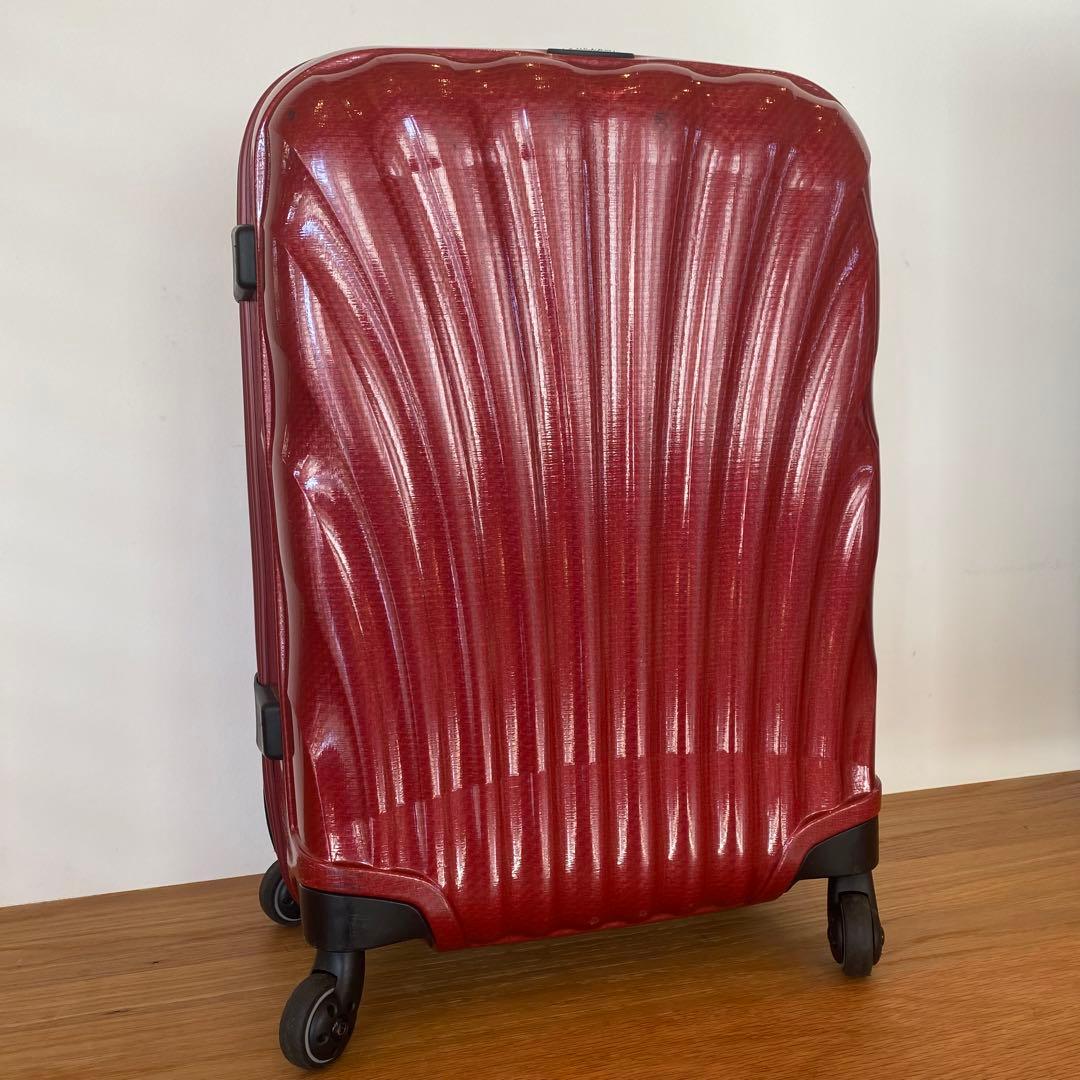 【超軽量】サムソナイト コスモライト スピナー55 チリレッド機内持ち込みサイズ