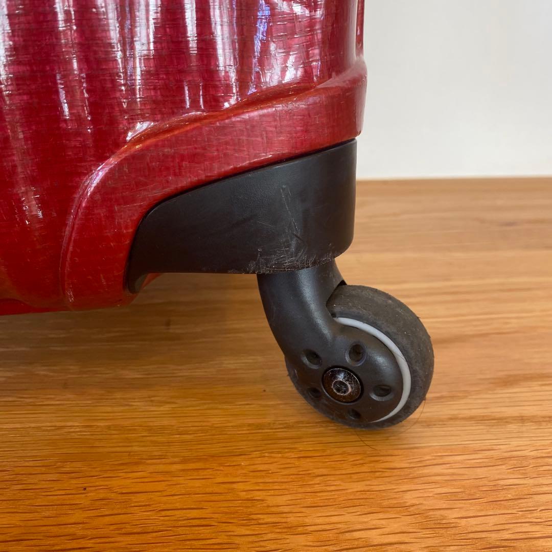 【超軽量】サムソナイト コスモライト スピナー55 チリレッド機内持ち込みサイズ