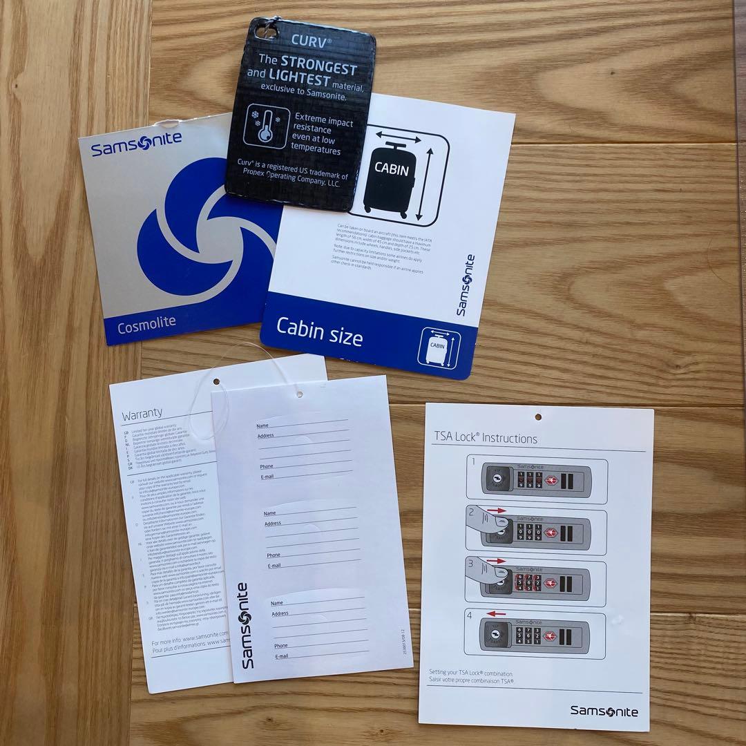 【超軽量】サムソナイト コスモライト スピナー55 チリレッド機内持ち込みサイズ