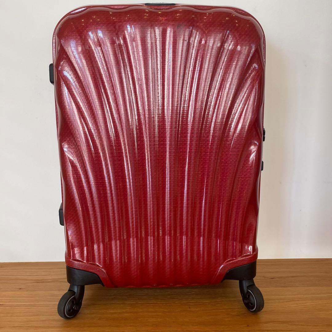 【超軽量】サムソナイト コスモライト スピナー55 チリレッド機内持ち込みサイズ