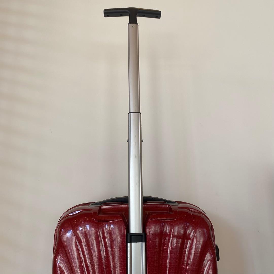 【超軽量】サムソナイト コスモライト スピナー55 チリレッド機内持ち込みサイズ