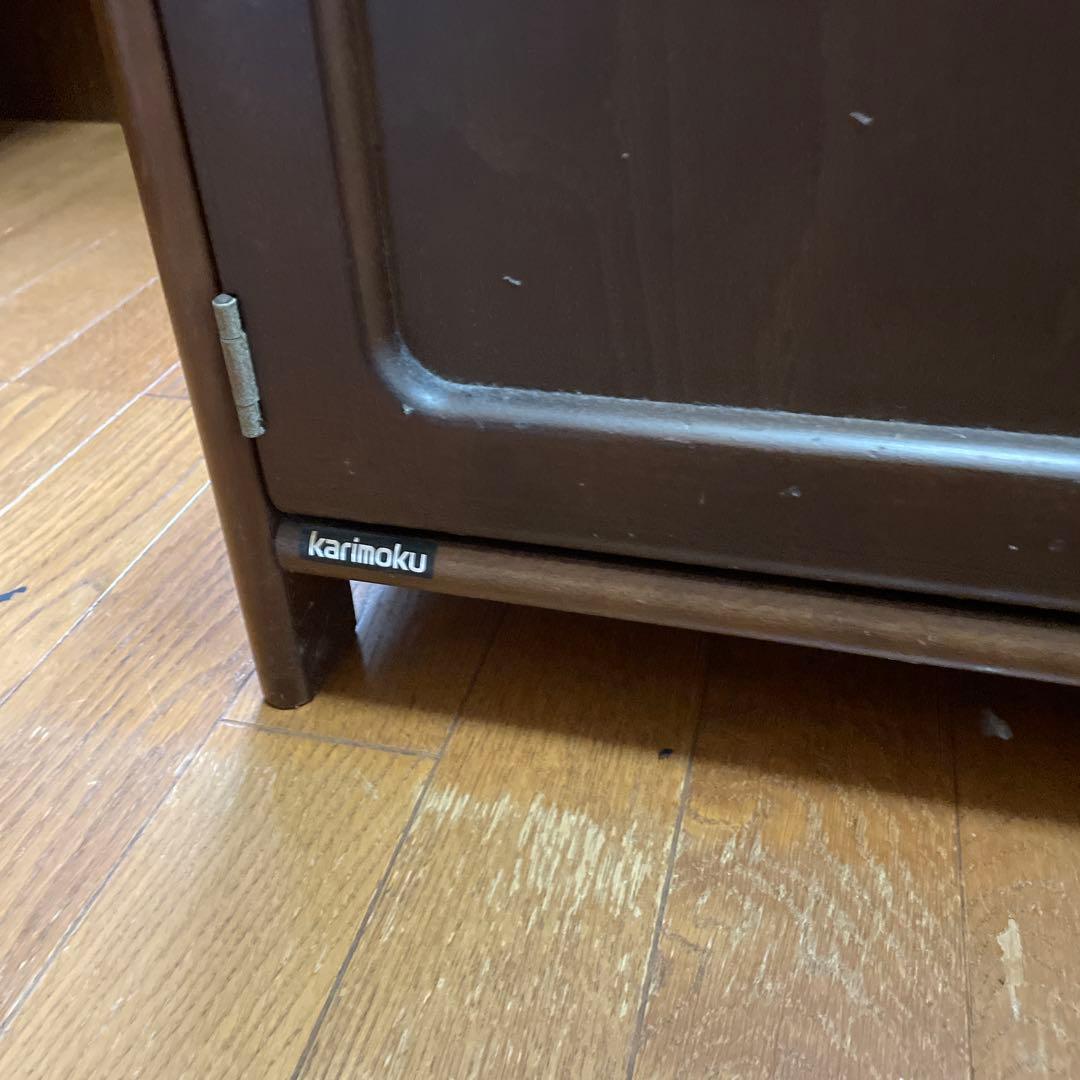値下【カリモク家具】サイドボード キャビネット 電話台