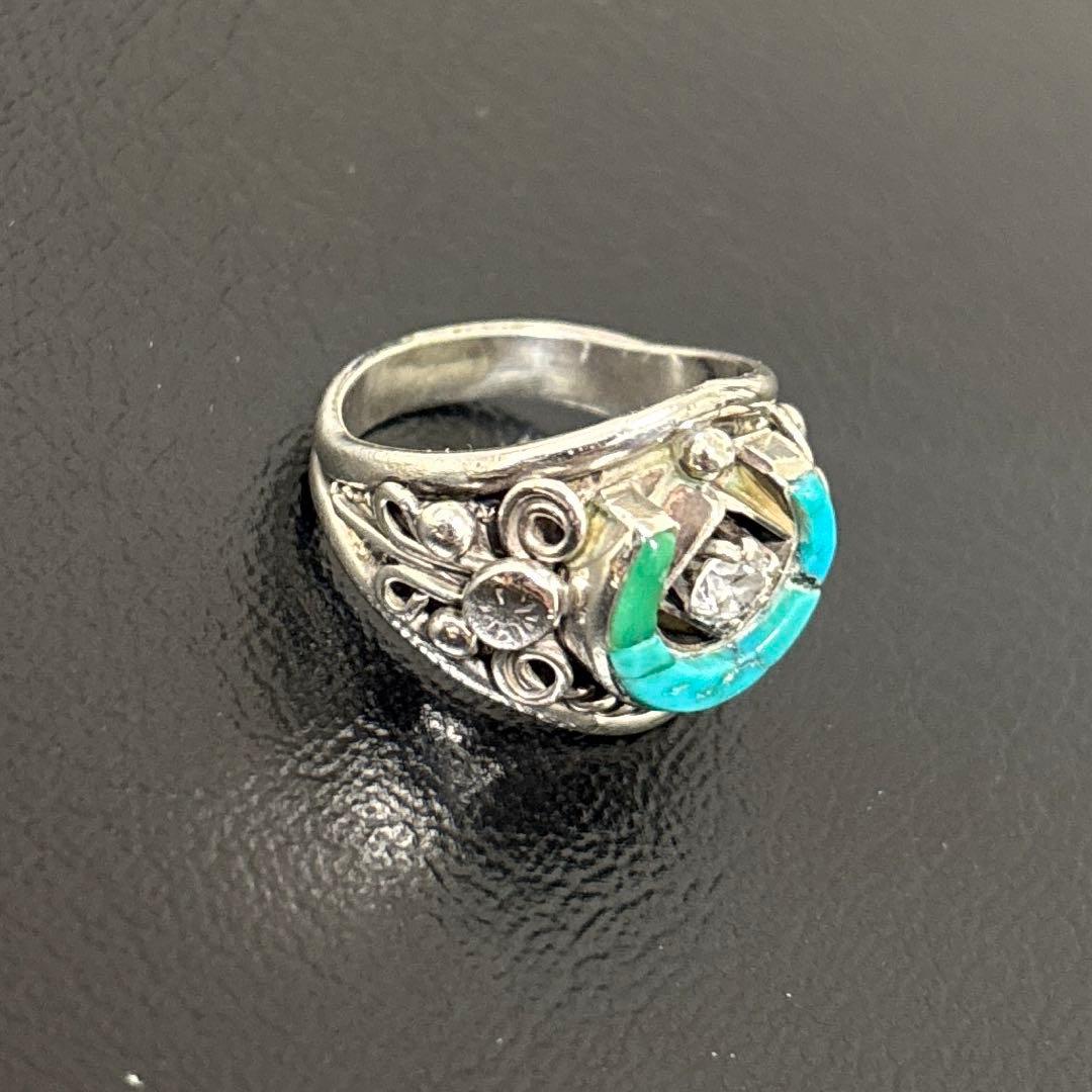 【レア】シェリルワッズワース　ホピ族　ターコイズリング　12〜13号