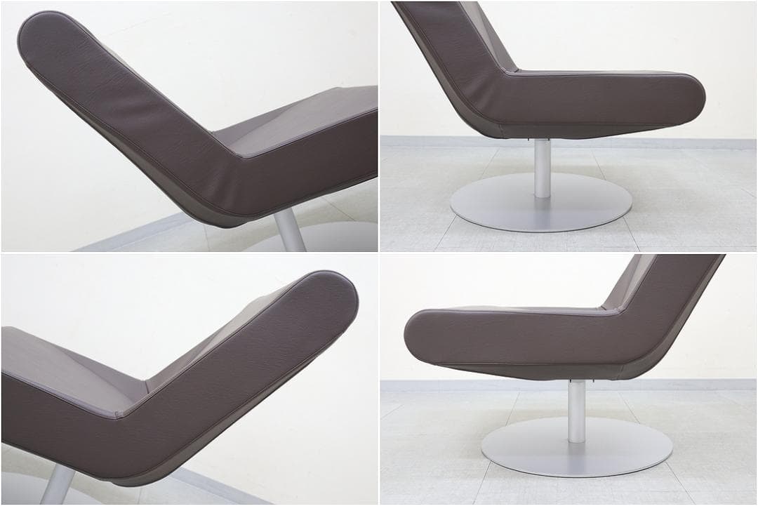 展示品 カッシーナ ブーメラン プリュス ラウンジ スウィベル チェア 回転