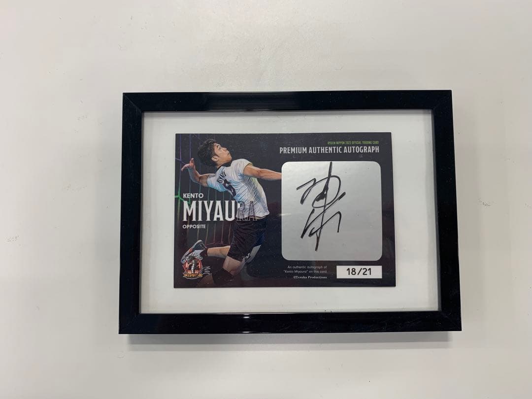 龍神ニッポントレーディングカード　宮浦健人　サインカード