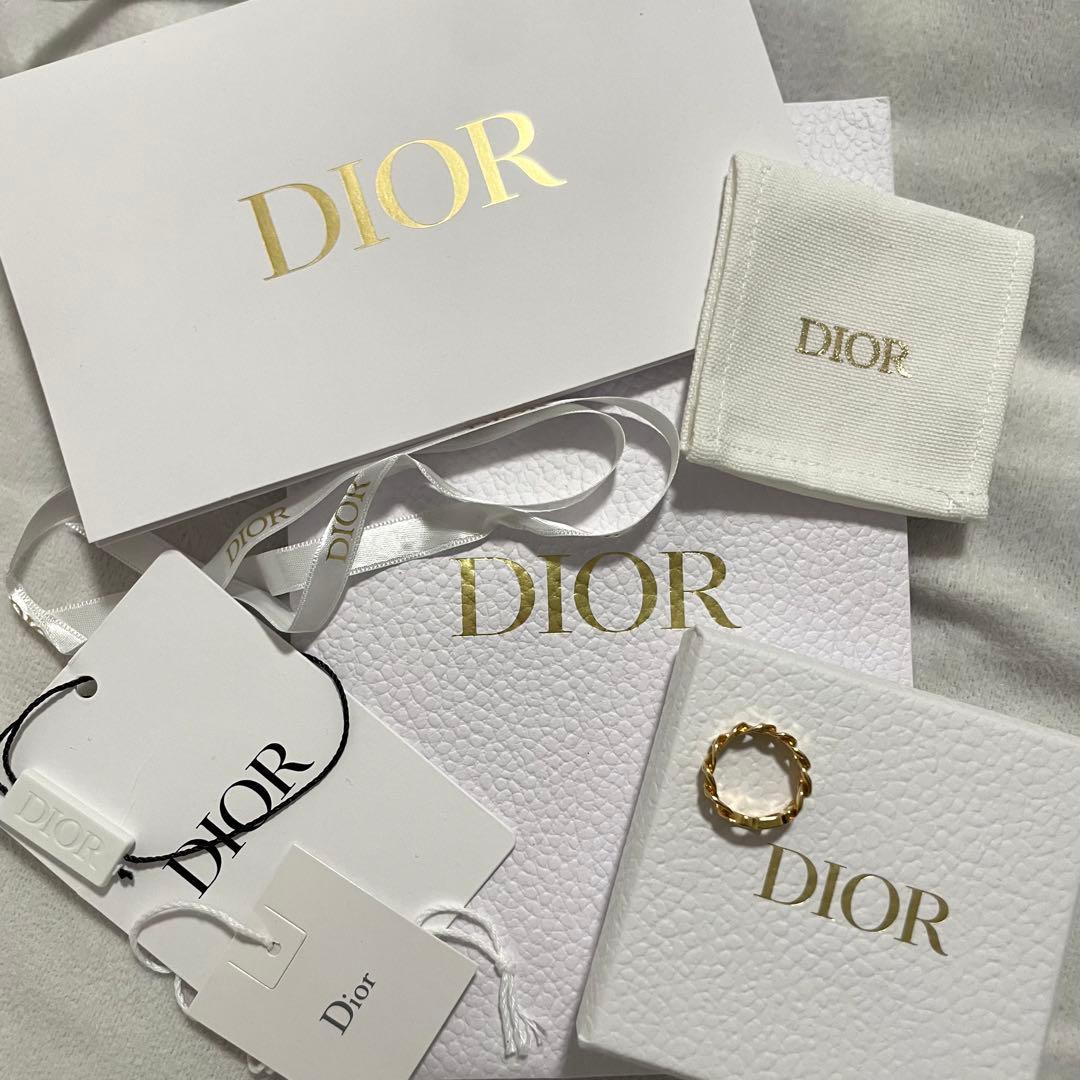 Christian Dior ロゴリング ゴールド ec-20379 Mサイズ