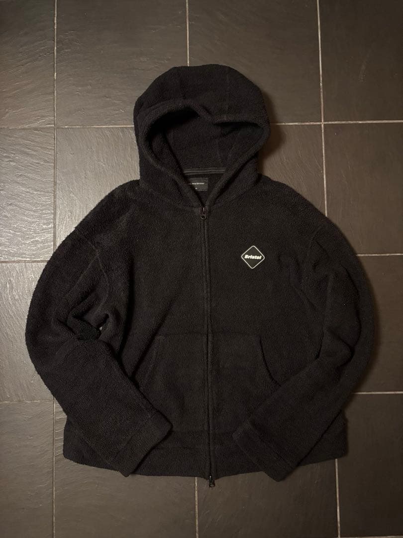 F.C. Real Bristol ボア　フーディー　ジップアップ　パーカー