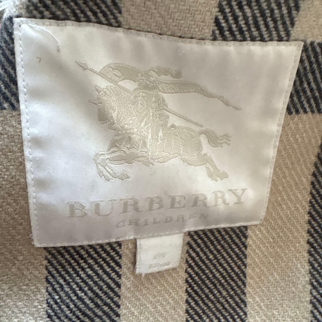 近年タグ✨バーバリー ダッフルコート メガチェック ネイビー 152