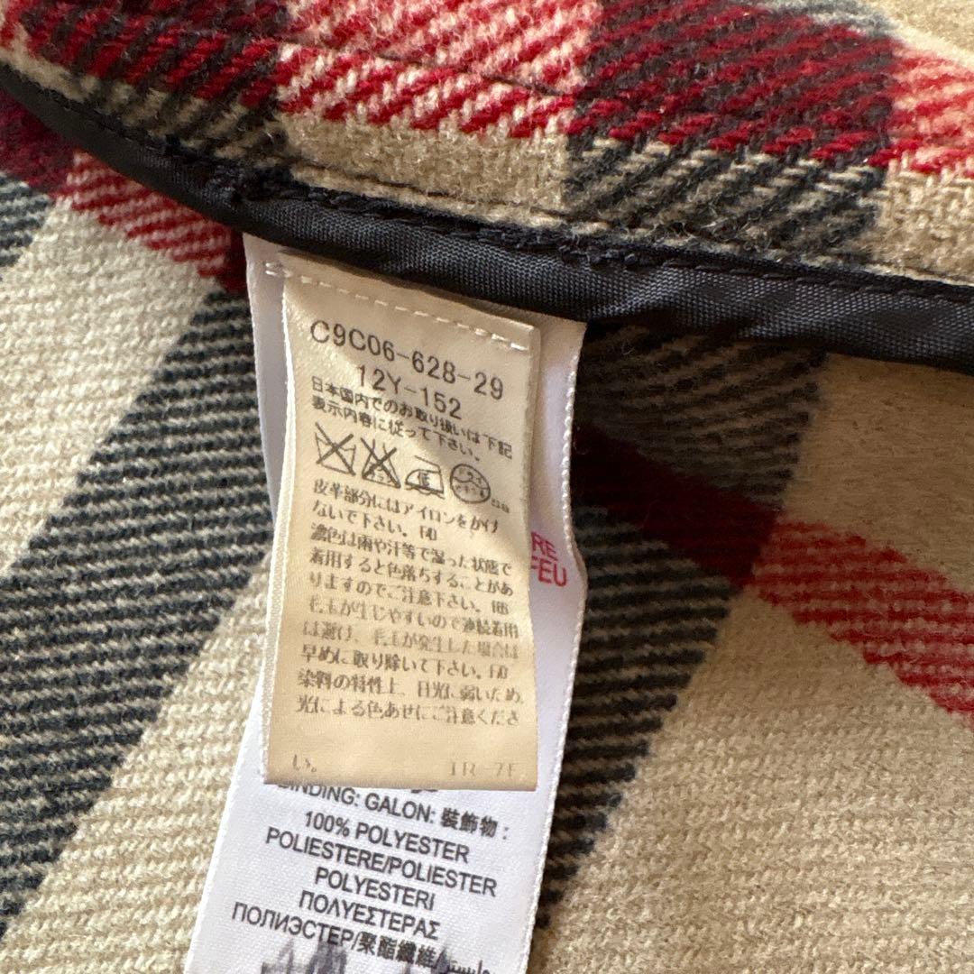 近年タグ✨バーバリー ダッフルコート メガチェック ネイビー 152