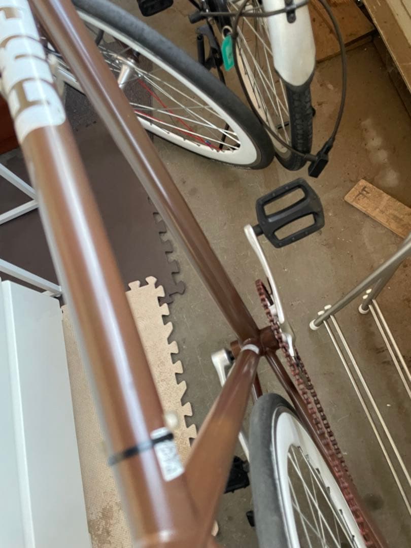 CREATE クロスバイク ブラウン/ホワイト