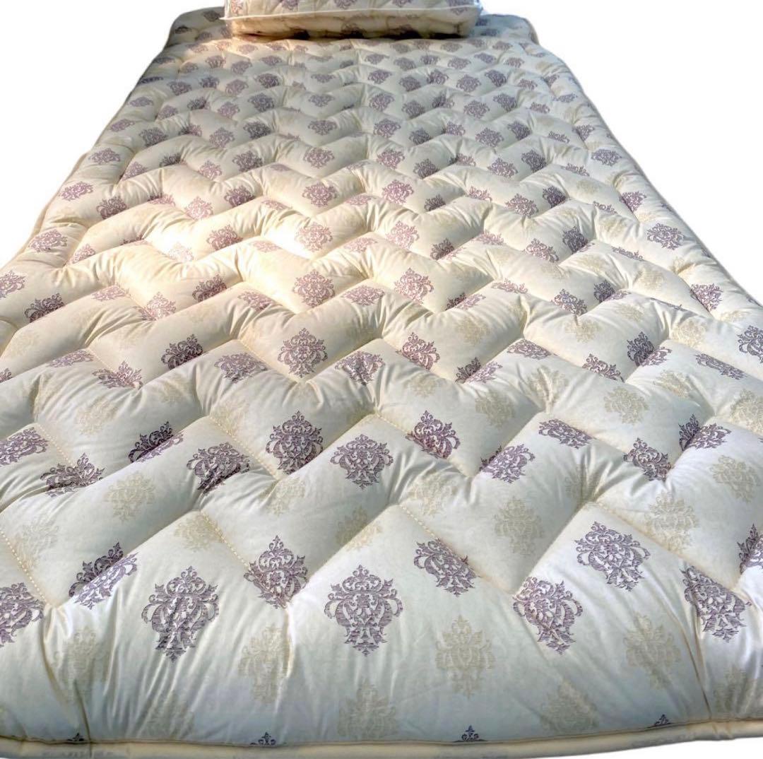 【寒がりの方にオススメ】ゲルマニウム遠赤外線敷パッド(シングル) 2点